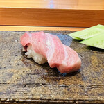 天寿し - 大トロ　塩