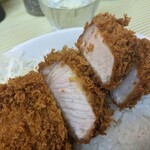 とんかつ檍のカレー屋 いっぺこっぺ - ロースかつアップ