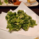 亜紗 - シラスとあおさのかき揚げ