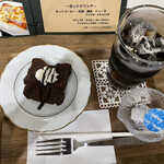 cafe Patty's garden - 「季節のケーキセット（＋アイスコーヒー）」1,050円