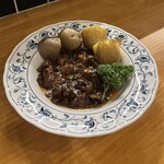 Bistro kidori - 合い挽き肉,牛スジ肉のデミグラス煮込み