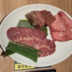 焼肉ジャパン - ネギ巻きツラミ・トロ塩タン・角切りハート