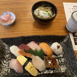 Uenoshiba Suehiro Zushi - お昼のにぎりセット