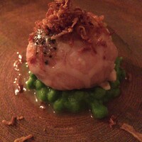 il tram - 地鶏のロースト　グリーンピースソース