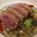 中国意境菜 白燕 - 鴨肉　トウキのあんかけ