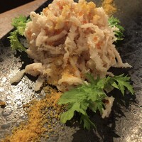 焼肉あきら 本郷本店 - 白センマイ唐墨かけ