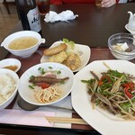 中国料理　登仙 - 牛肉ピーマン炒めランチ