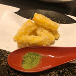 月と龍 - とうもろこし天婦羅