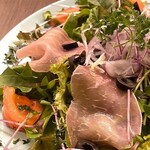 Hokkaido Prosciutto and olive salad