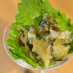 Akanishi shellfish pickled in wasabi