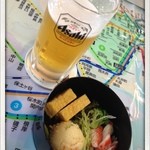 新横浜機関区 - 生ビールとお通し
      2013.8