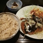 ひやけ - 日替りランチ…味噌チーズチキンカツ♪