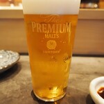 立ち鮨 ひでぞう - 生ビール