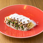 Ushimado mushroom cream pasta