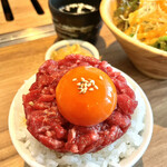 NO MEAT, NO LIFE. - 黒毛和牛のユッケ丼セット