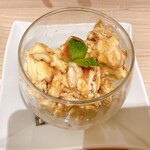 肉のひぐち直営焼肉 安福 - キャラメルバニラアイス550円