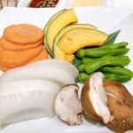 肉のひぐち直営焼肉 安福 - 焼き野菜盛580円