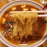 北王 - マーボー麺 の麺