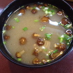 天丼の岩松 - お味噌汁は50円で追加できます