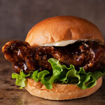 Rich teriyaki chicken burger