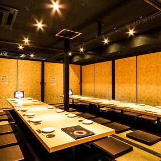 個室は2名様〜団体様までご案内OK！