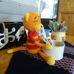 煮干中華 あさり - レジの前にはキャンディと妻に用事