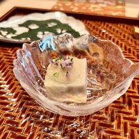 御料理 心馬 - 胡麻豆腐