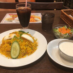 インド料理プルニマ - ビリヤニセット全景