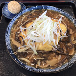 Chainizuteburufuuton - セット：酸辣(ｻﾝﾗｰ)五目あんかけ天津飯・ごま団子