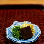 草如庵 - 2023.6 香の物（昆布、菜花、キャベツ）
