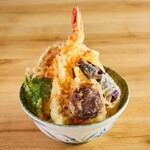 Joru Ten-don (tempura rice bowl) set meal