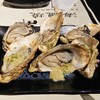 渡船角 海鹽燒 - 料理写真:焼牡蠣2種盛り合わせ