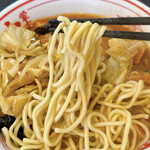 蒙古タンメン中本 - 蒙古タンメンの麺