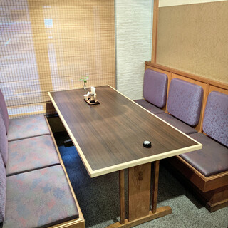 ゆったりと寛げる全席個室（または半個室・広間を除く）