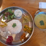 オーガニック農家レストランわらふぁーむ - 南インドのカレー