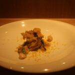 RISTORANTE IL NODO - ホタテ 浅利 山菜 カラスミ 自家製タリアッテレ