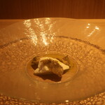 RISTORANTE IL NODO - 山デザート くろもじパンナコッタ モミ新芽 山ぶどう新芽