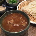 肉汁カレーざるうどん