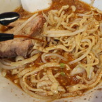 ラーメン二郎 - 赤酢投入～♪