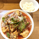 コトノハ - 冷やし麻婆麺ロッソ〜tomato ism〜＆ごはん