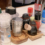 立ち飲み処 松 - 味変部隊　※ほんっと、色々ある