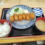 旭屋 - チーズ巻フライ定食
