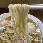 らあめん サンド - 丸い断面の細麺　喉越しが良いです