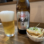 麺屋 承太郎 - 【2023.6.5(月)】瓶ビール（おつまみ付き）590円