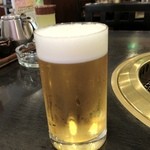 Yakiniku Yansando - ランチビールはちっちゃいです・・・・