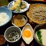 湯だまり蕎麦 庵 - 自然薯定食