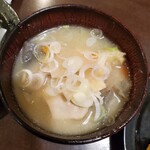 手打蕎麦 いしおか - 鶏皮汁