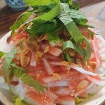 八角 本店 - 大根サラダ