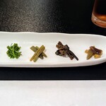 郷土料理ともん - 追加はミズ/ワラビ/フキ・ヤマウド・ネマガリタケ