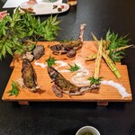 郷土料理ともん - 天然山女魚のふき味噌焼き